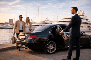 chauffeur prive antibes port vauban mercedes