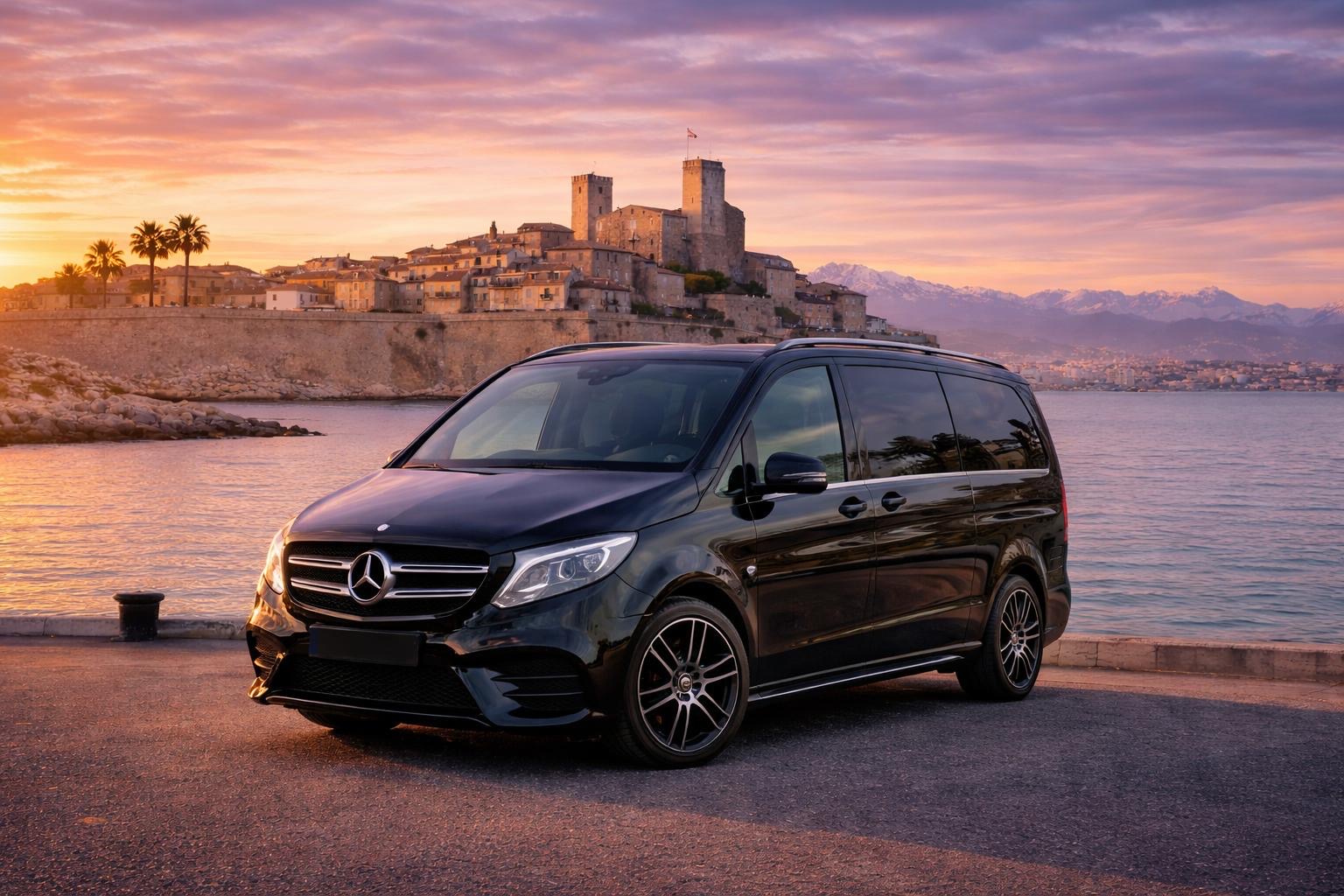 vtc antibes chauffeur prive mercedes