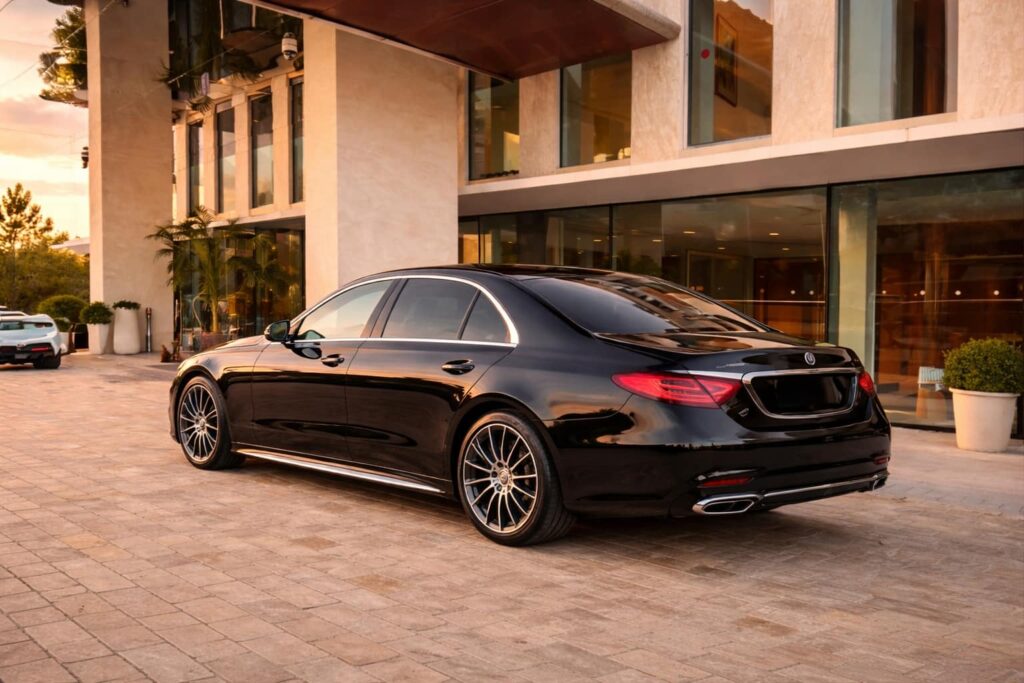 chauffeur prive evenement luxe mercedes classe s cote d azur transport haut de gamme