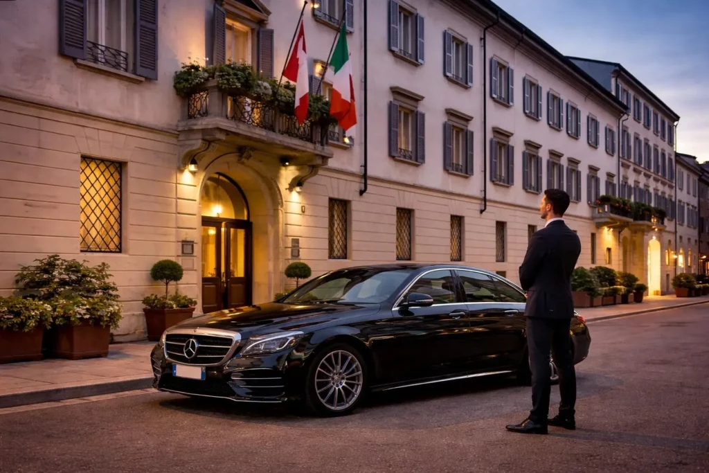 chauffeur prive milan vip evenement fashion week luxe transport
