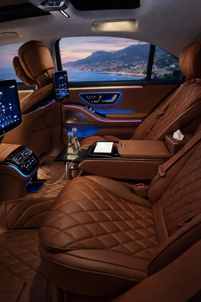 Intérieur classe s transfert nice monaco