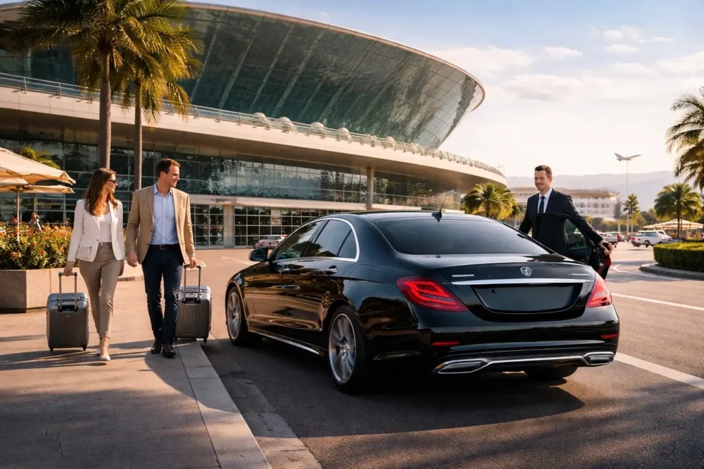 transfert nice milan chauffeur prive aeroport voiture luxe longue distance